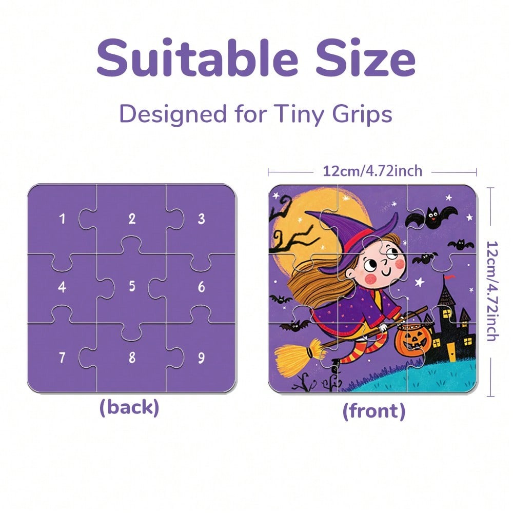 4-in-1 Halloween Puzzles for K - огляд і ціна Kids Toys Xmas