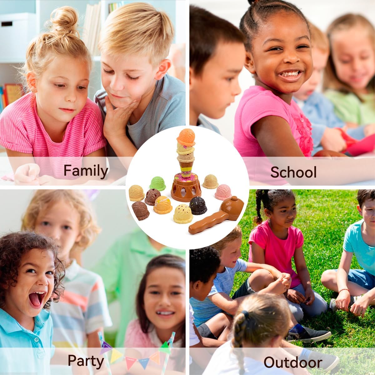 Children's Ice Cream Stacking  - огляд і ціна Kids Toys Kitchen Set