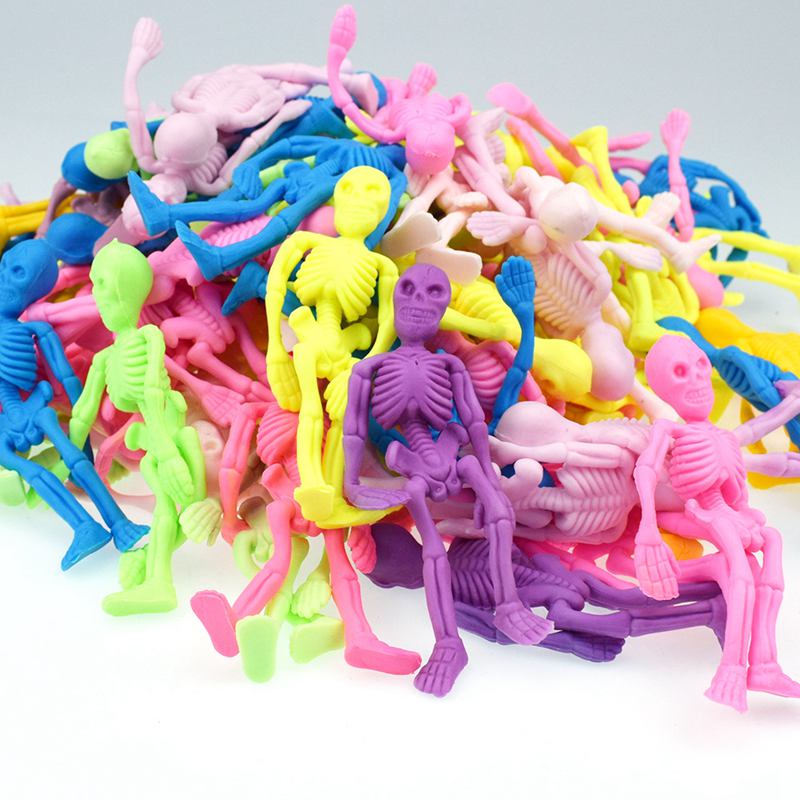 10pcs Elastic Soft Skull Skele - огляд і ціна Kids Zombie Toys
