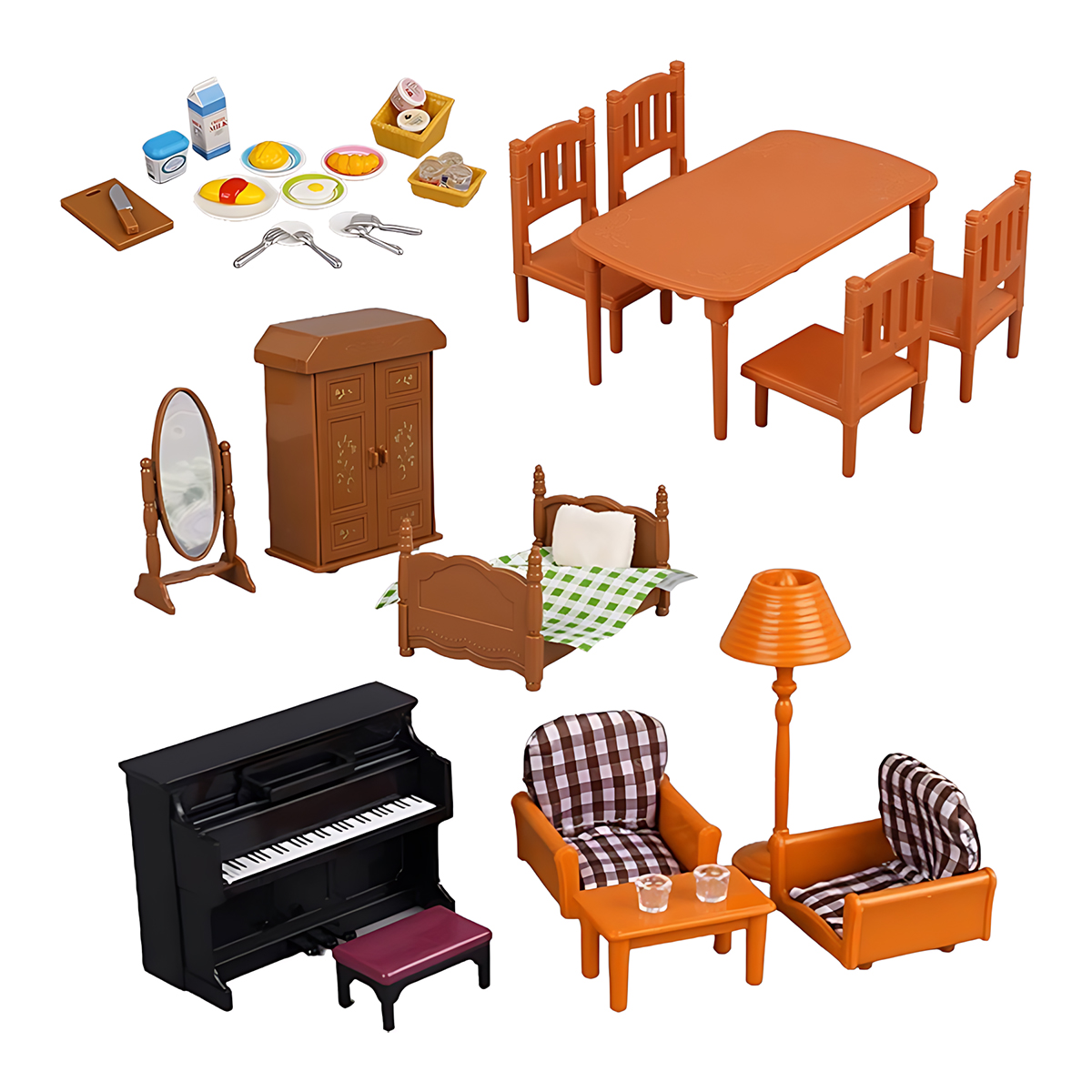 Miniature Furniture 1:12 Dollh - огляд і ціна Kids Toys Kitchen Set